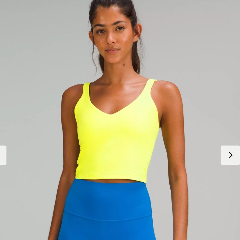 NWT Lululemon Align Tank Sz 8 Electric Yellow